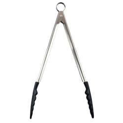 Cuisipro Silicone Locking Tongs 12 Inch  Black