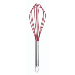 Cuisipro 74698805 whisk Balloon whisk Silicone Red, Stainless steel