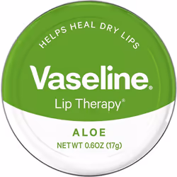 Vaseline Lip Therapy Lip Balm Tin Aloe Vera 0.6 oz