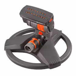 GARDENA (84-BZMX) ZoomMaxx - 2300 Sq Ft  Fully Adjustable Impact Sprinkler on Weighted Base for Precise Watering of Your Lawn ...