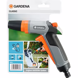 Classic Cleaning Nozzle: Water nozzle for cleaning and spraying, with impulse trigger and lock, frost protection, packaged (1 ...
