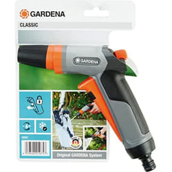 Classic Cleaning Nozzle: Water nozzle for cleaning and spraying, with impulse trigger and lock, frost protection, packaged (18301-20)