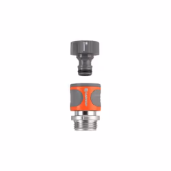 Gardena 39043 0.62 & 0.5 in. Premium Tap To Hose Connector Set  Nylon-ABS