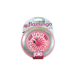 Joie 6609135 Plastic & Stainless Steel Sink Strainer&, Pink & Silver