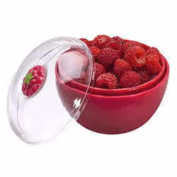 Joie Berry Keeper Colander Pod  Built-in Strainer for Easy Fruit Storage  Holds One Pint of Berries  Compact Fridge Container ...