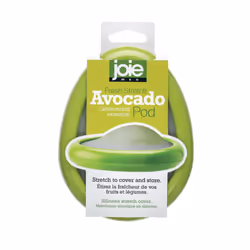 35033 Avocado Saver and Storage Containter, Holder, Pod for The Fridge, Silicone Cover, Green