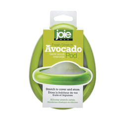 35033 Avocado Saver and Storage Containter, Holder, Pod for The Fridge, Silicone Cover, Green