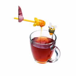 MSC International Joie Bumble Bee Infuser and Honey Dipper for Loose Herbal Tea 188 Stainless Steel BPA Free One Size Ye ...