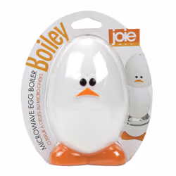 Joie Boiley - Microwave Egg Boiler, 1 egg(s), Black, Orange, White, Stainless steel, 76.2 mm, 76.2 mm, 120.7 mm