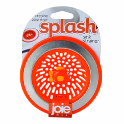Joie Splash Kitchen Sink Strainer Basket Fits All Standard Sinks Stainless Steel Cute Garbage Disposal Drain Cover 4.5-In ...