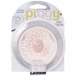 Joie Piggy Kitchen Sink Strainer Basket  Fits All Standard Sinks  Stainless Steel  Cute Garbage Disposal Drain Cover  4.5-Inch  Pink Pig