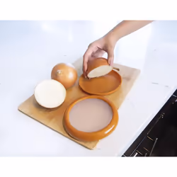 Joie Onion Stretch Pod  Keep Onions Fresh Longer  Refrigerator Storage  Produce Organization  Orange  Pack of 2