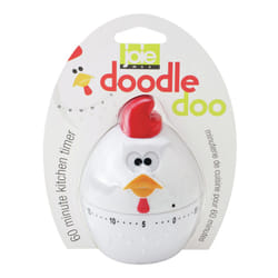 Joie Card Doodle Doo Mechanical kitchen timer Orange, Red, White