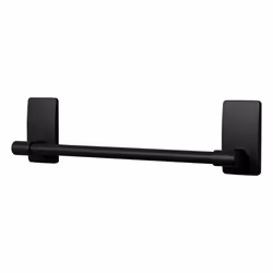 Command Hand Towel Bar Matte Black with Water Resistant Command Strips  Bathroom D?or  9 in Bar Length Holds up to 3 lbs