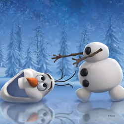 Ravensburger Disney Frozen Winter Adventures Puzzle Set - 3 x 49-Piece Jigsaw Puzzles for Kids | Unique Piece Design | Enhances Concentration & Creati