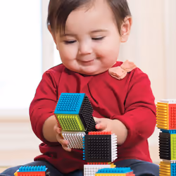 Infantino Press & Stay Sensory Blocks for Babies Age grade 6m+   24-Pi