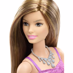 Barbie Glitz Doll  Purple Dress