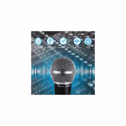 PDMIC59 Professional Dynamic Vocal Microphone Moving Coil Dynamic Cardioid Unidirectional Handheld Microphone with ONOFF Switch Includes 15ft XLR