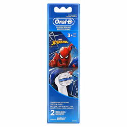 Oral-B, Replacement Brush Heads, Extra Soft, 3+ Yrs, Spiderman, 2 Pack