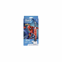 Oral-B Kids Electric Toothbrush Featuring Marvel's Spiderman, for Kids 3+