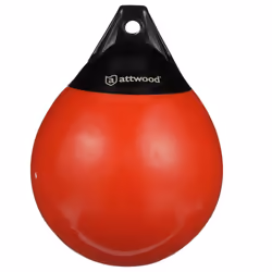 Attwood 9350-4 Anchor Buoy  9 Inches Long  Heavy-Duty Marine-Grade Vinyl  Built-In UV Inhibitors  MicroGuard Mold Protection