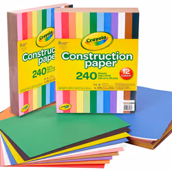 Crayola Construction Paper, 240 Count, 2-Pack (Total 480 Count)