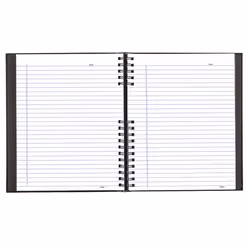 Blueline NotePro, Black, 300 sheets, Lined paper, Adult