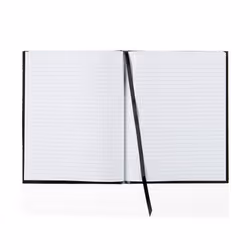 Blueline A7.BLK, Black, 150 sheets, Lined paper, Adult