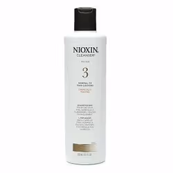 Nioxin Cleanser for Fine Hair, System 3: Chemically Treated Hair/Normal to Thin Looking, 300 ml, Shampoo, Professional, Unise ...
