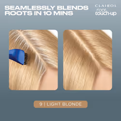 Clairol Root Touch-Up by Nice'n Easy Permanent Hair Dye  9 Light Blonde Hair Color  Pack of 1