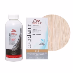 Wella Blonde Colour Charm | Permanent Liquid Hair Toners - Lightest Beige Blonde With Cream Developer -106ml