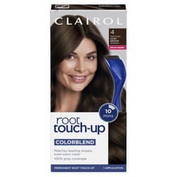 Clairol Root Touch-Up by Nice'n Easy Permanent Hair Dye  4 Dark Brown Hair Color  Pack of 1