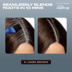 Clairol Root Touch-Up by Nice'n Easy Permanent Hair Dye  4 Dark Brown Hair Color  Pack of 1