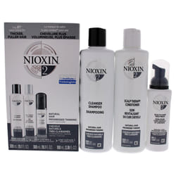 Nioxin System 2 Natural Hair Progressed Thinning Kit - 3 Pc