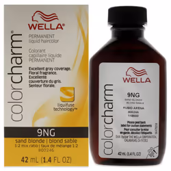 COLORCHARM Permanent Liquid Hair Color for Gray Coverage 9NG Sand Blonde