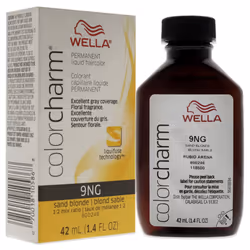 COLORCHARM Permanent Liquid Hair Color for Gray Coverage  9NG Sand Blonde