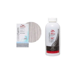 (T14 + Developer (Vol.20)) Wella Colour Charm Liquid Colour Toner - Wella T14 & Developer