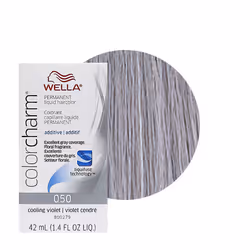 Wella Color Charm Permanent Hair Colour - 050 Cooling Violet & Developer 20 - Wella 050 Only