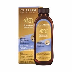 Clairol Professional Permanent Liquicolor for Blonde Hair Color  7a Medium Cool Blonde  2 oz