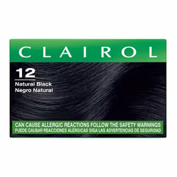 Clairol Balsam Permanent Hair Dye, 12 Natural Black Hair Color, Pack of 1
