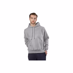 Reverse Weave Pullover Hooded Sweatshirt - OXFORD gRAY - M(D0102H7Dc62)