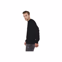 Adult Reverse Weave crew - WHITE - S(D0102H7DVQJ)