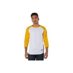 Adult Raglan T-Shirt - WHITE BLAcK - SD0102H7DN08