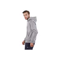 Reverse Weave Pullover Hooded Sweatshirt - OXFORD gRAY - MD0102H7Dc6X