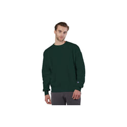 Adult Reverse Weave crew - WHITE - S(D0102H7DV0J)