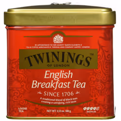 Twinings English Breakfast Tea, Loose Tea, 3.53 Ounce Tin