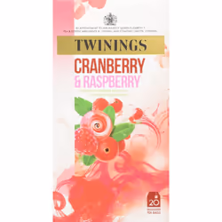 Twinings Cranberry/Raspberry and Elderflower Tea Bags (Pack of 20)