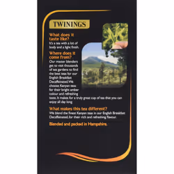 Twinings Traditional English Breakfast Decaffeinated 50 Tea Bags (Pack of 4, total 200 Tea Bags)