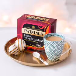 Twinings English Strong Breakfast 80 Tea Bags, 250g