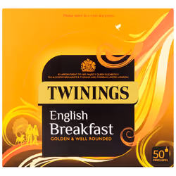 Twinings English Breakfast Enveloped Tea Bags - 6x50